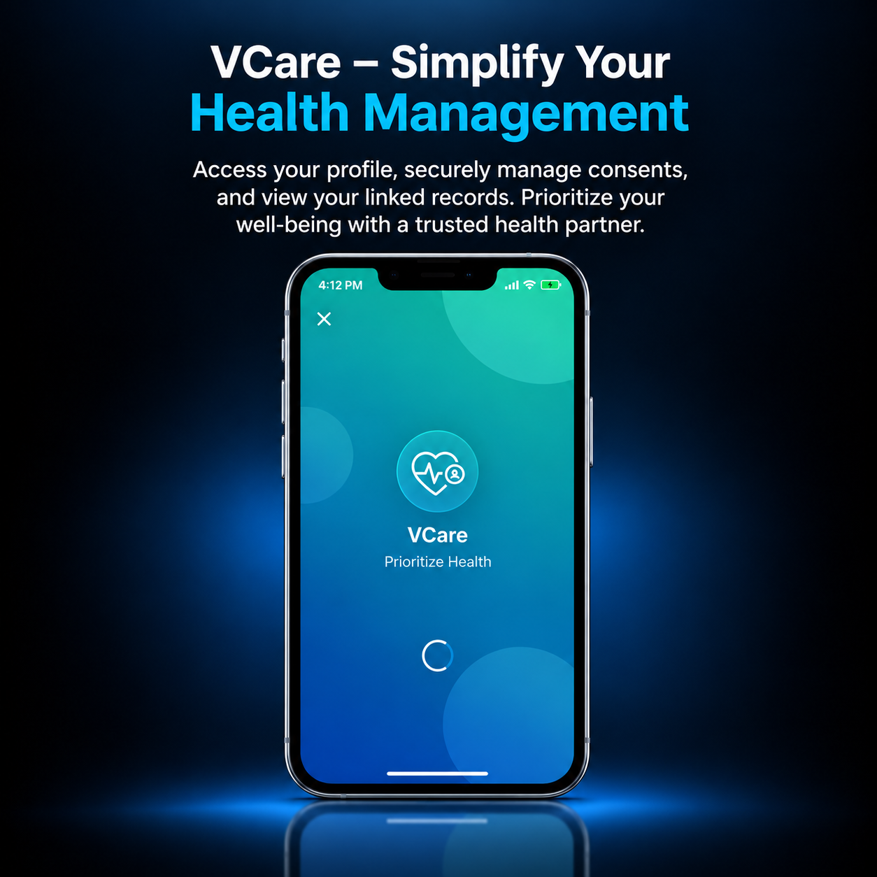 VCare – Manage Your Health Profile