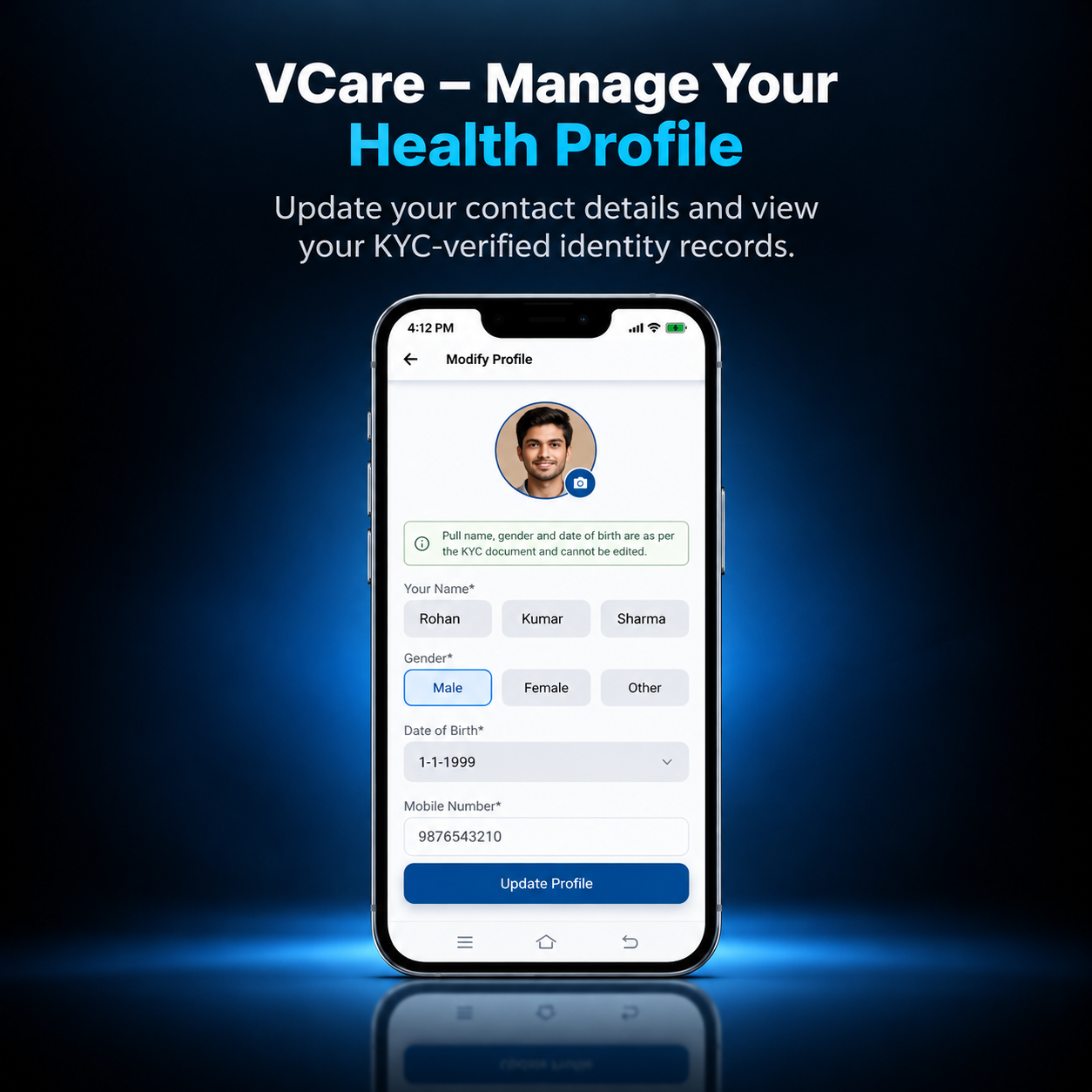 VCare – ABHA & Health Records