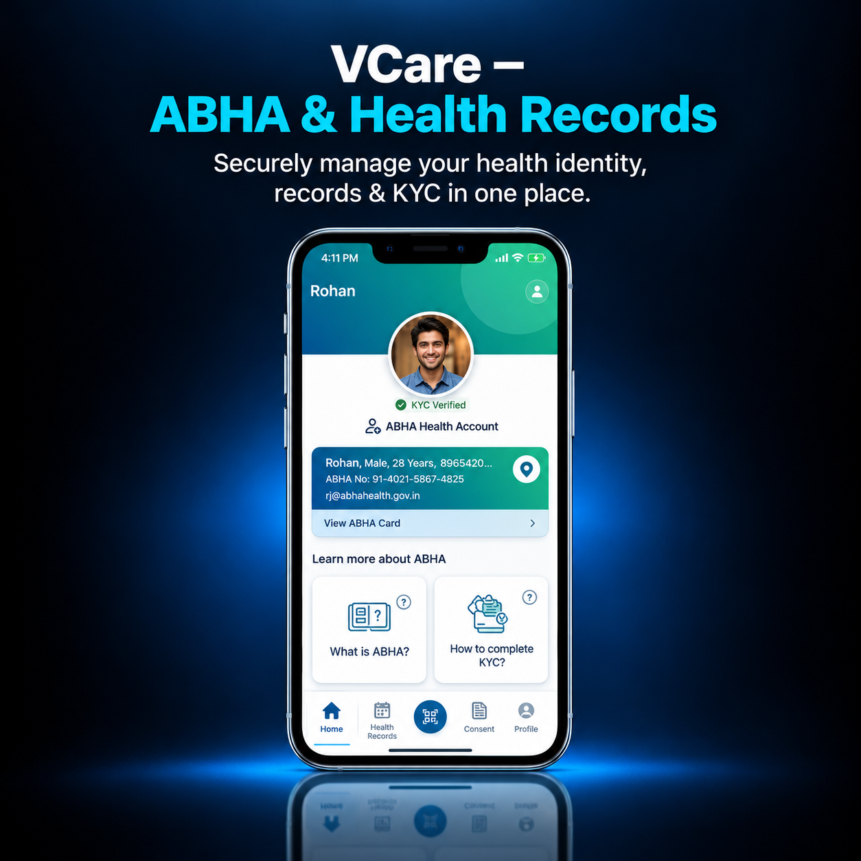 VCare – ABHA & Health Records